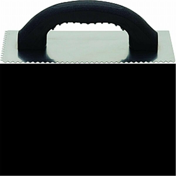 Hyde Industrial Blade Solutions 19030 4.25 x 9.25 in. V-Notch Adhesive Trowel Steel Blade 79423190308